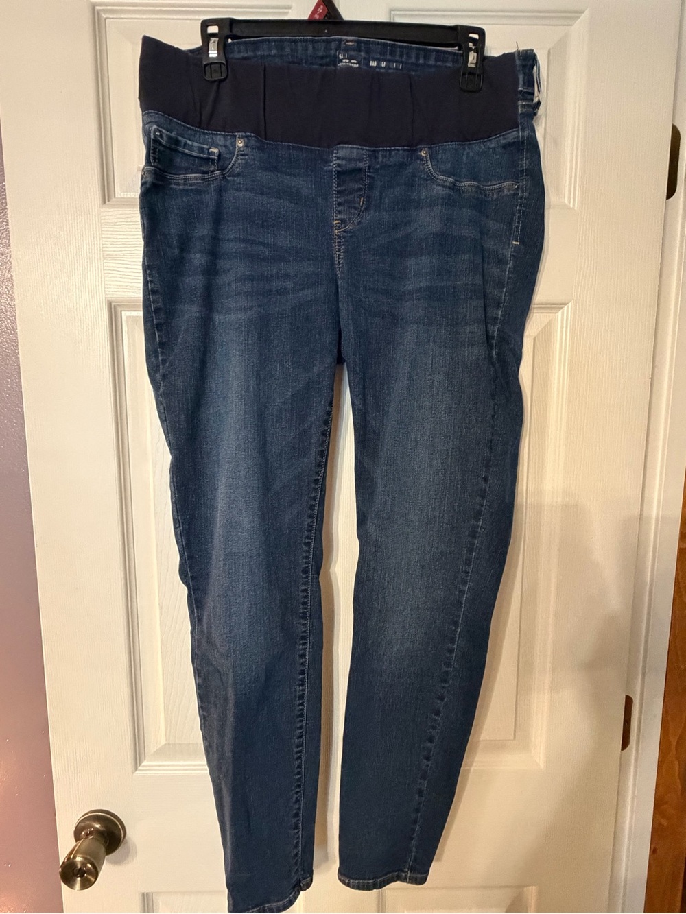 Levi Strauss & Co. Signature Maternity Baby Bump Skinny Medium Wash Jeans XL